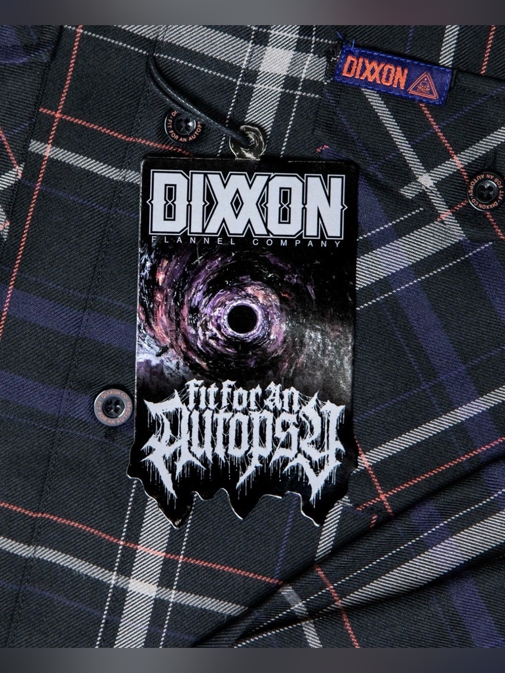 DIXXON “FIT FOR AN AUTOPSY” Collab Flannel - Men's 2XL